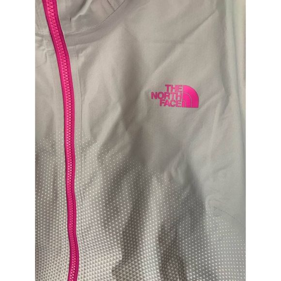 NEW Women's Small | THE NORTH FACE Waterproof Hooded Jacket Coat | Grey Pink - Picture 5 of 8